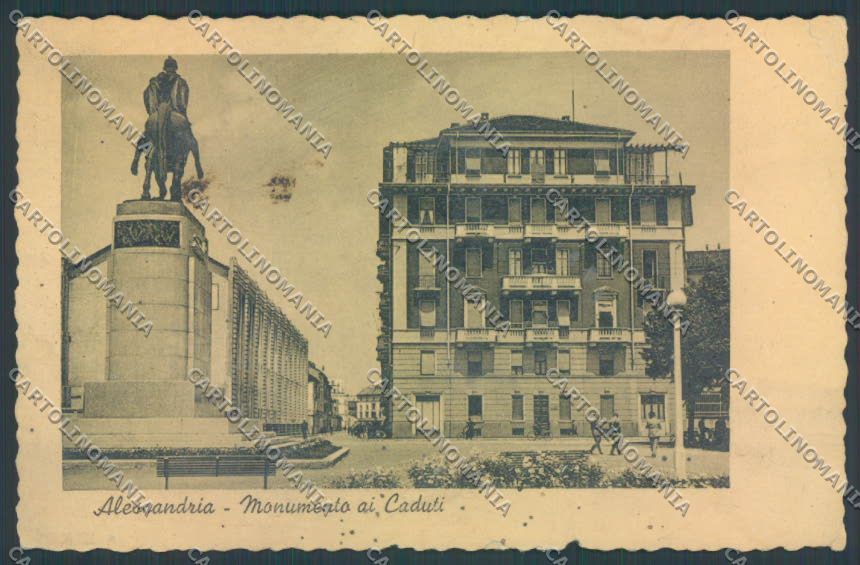 Alessandria Città PIEGHINA cartolina LQ0120 – fronte
