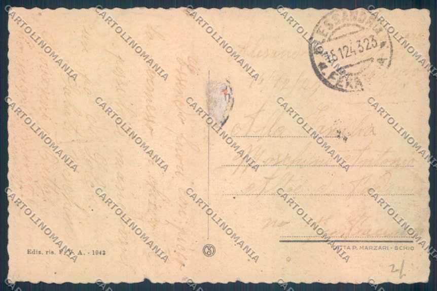 Alessandria Città PIEGHINA cartolina LQ0120 – retro