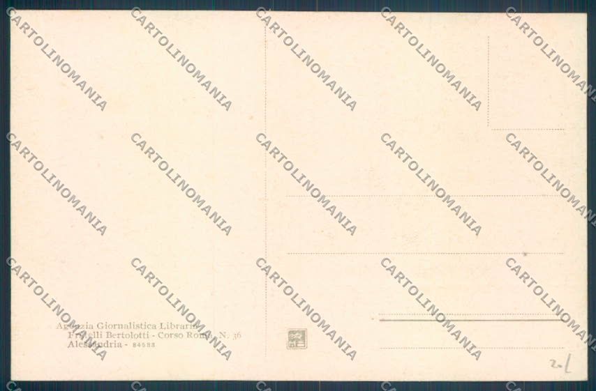 Alessandria Città Tram cartolina LQ0126 – retro