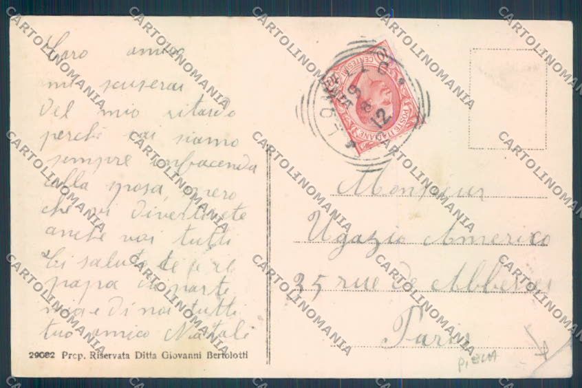 Alessandria Città PIEGA cartolina LQ0135 – retro