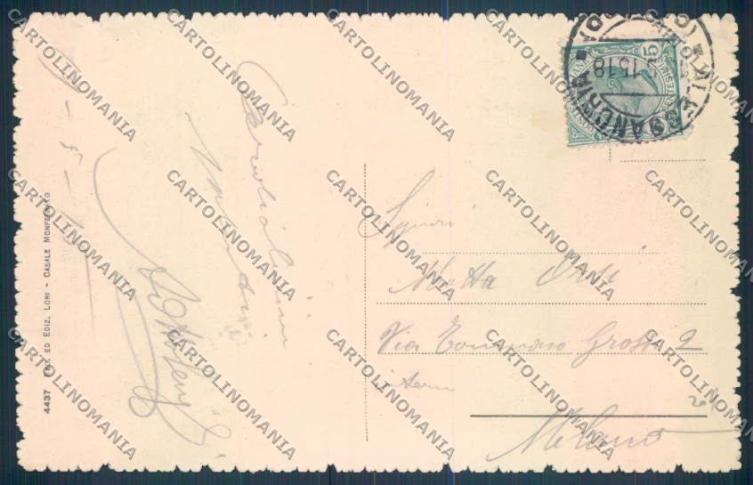 Alessandria Città cartolina LQ0137 – retro