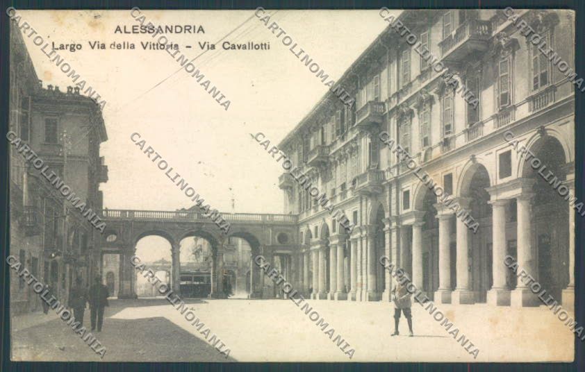 Alessandria Città Tram cartolina LQ0142 – fronte