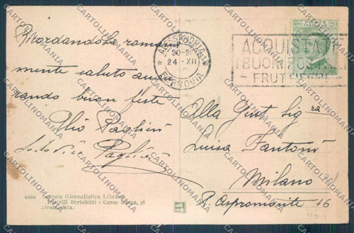 Alessandria Città cartolina LQ0151 – retro