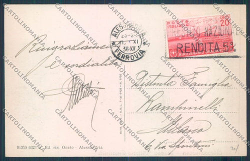 Alessandria Città cartolina LQ0152 – retro