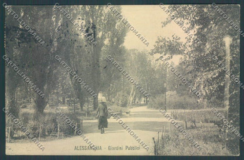 Alessandria Città Giardini Pubblici cartolina LQ0164 – fronte