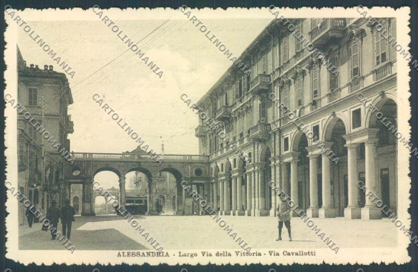 Alessandria Città Tram cartolina LQ0166 – fronte