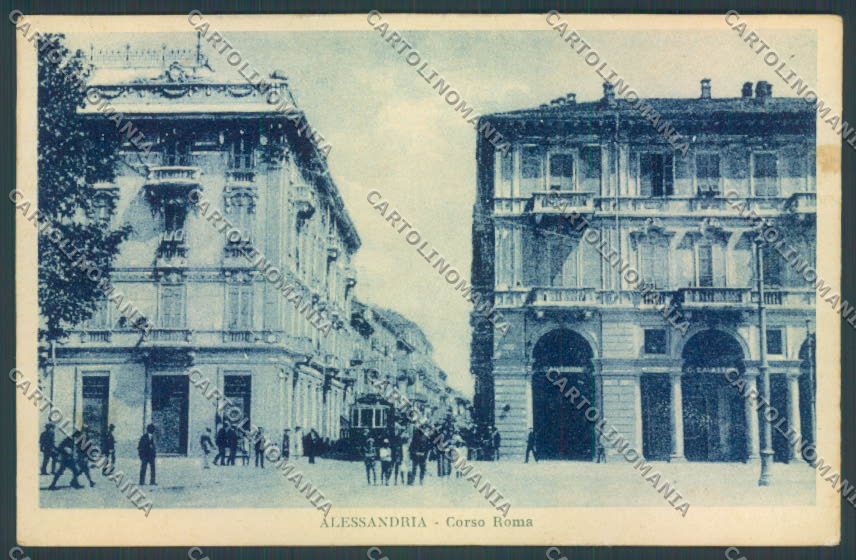 Alessandria Città Tram cartolina LQ0167 – fronte