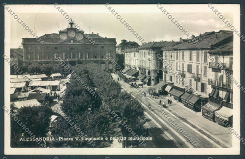 Alessandria Città Mercato Foto cartolina LQ0173 – fronte