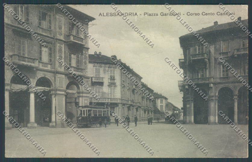 Alessandria Città Tram cartolina LQ0180 – fronte