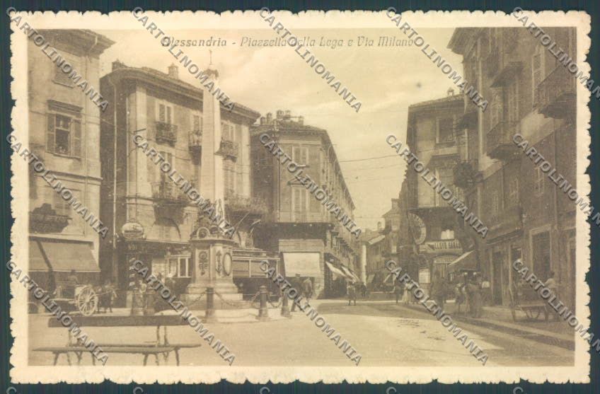 Alessandria Città Tram cartolina LQ0182 – fronte