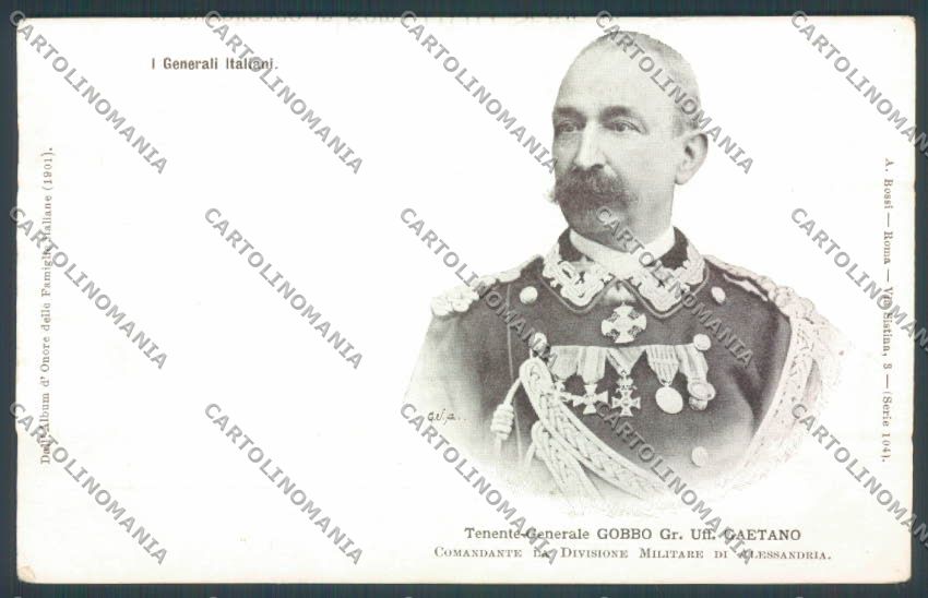 Alessandria Città Generale Gobbo cartolina LQ0188 – fronte