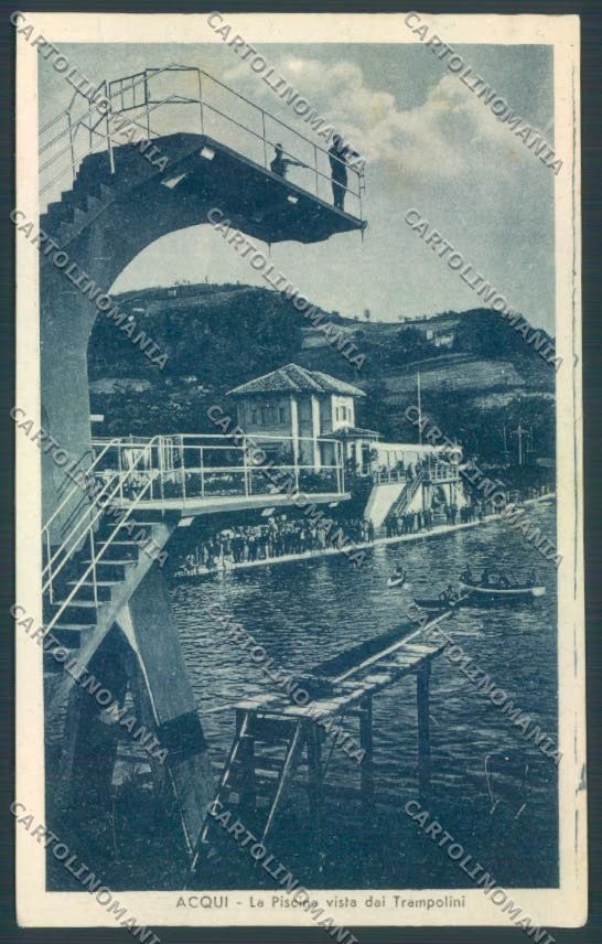 Alessandria Acqui Piscina cartolina LQ0192 – fronte