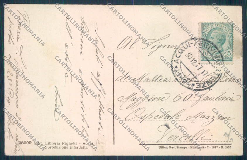 Alessandria Acqui Nuove Terme cartolina LQ0193 – retro