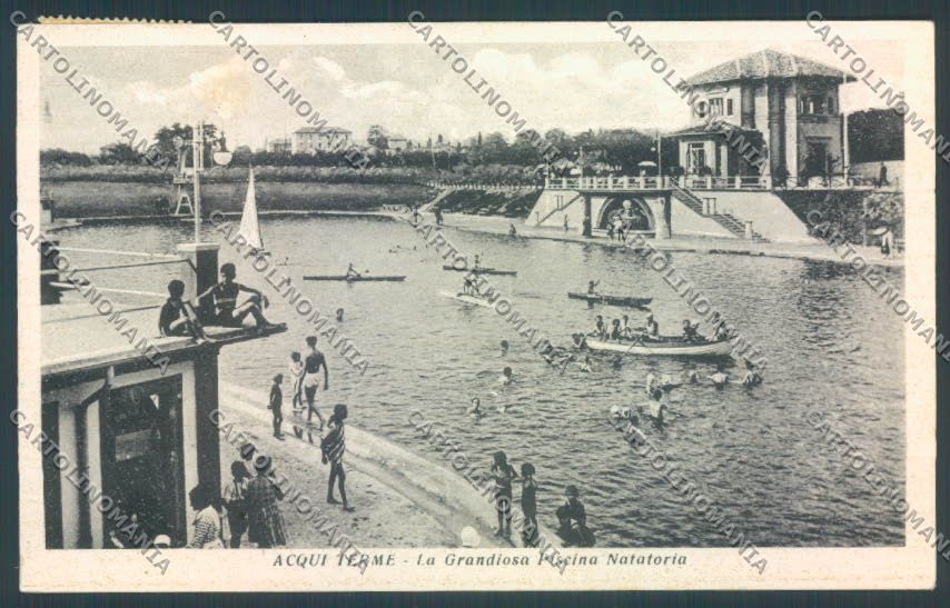 Alessandria Acqui Piscina cartolina LQ0194 – fronte