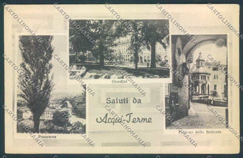 Alessandria Acqui Saluti da cartolina LQ0201 – fronte