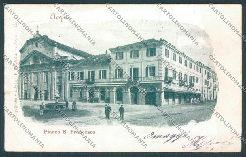 Alessandria Acqui PIEGA cartolina LQ0202 – fronte
