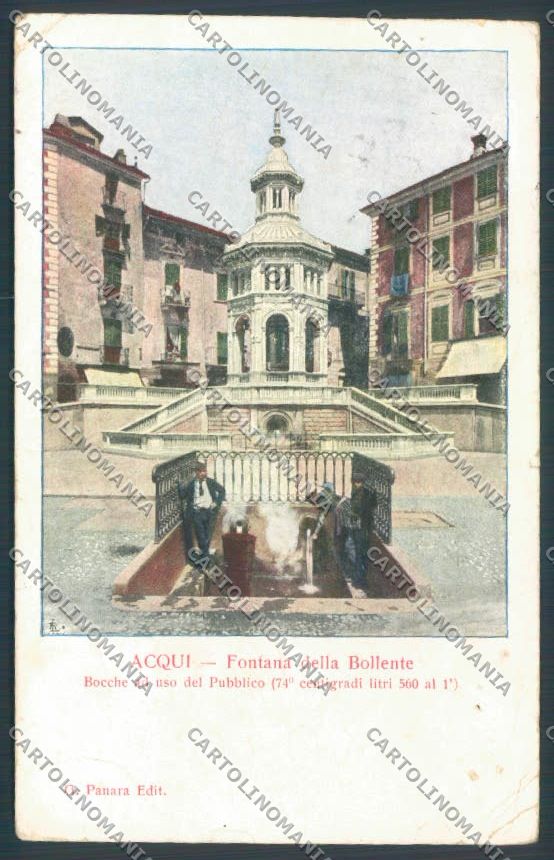 Alessandria Acqui PIEGHINE cartolina LQ0211 – fronte