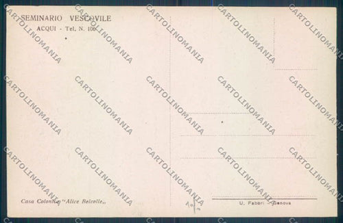 Alessandria Acqui cartolina LQ0212 – retro