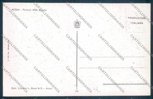 Alessandria Acqui Scuola cartolina LQ0213 – retro