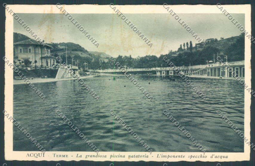 Alessandria Acqui Piscina cartolina LQ0216 – fronte