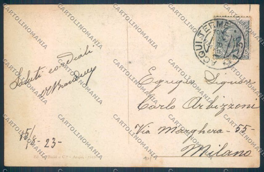 Alessandria Acqui cartolina LQ0220 – retro