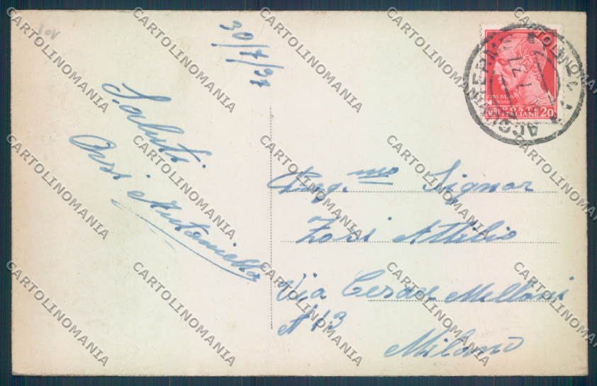 Alessandria Acqui cartolina LQ0221 – retro