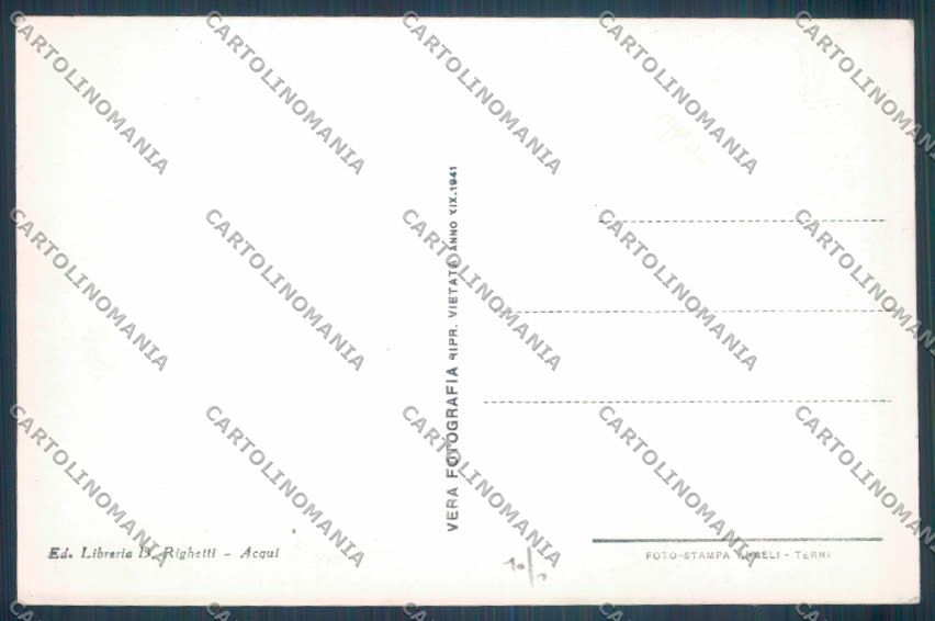 Alessandria Acqui Foto cartolina LQ0239 – retro
