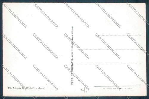 Alessandria Acqui Foto cartolina LQ0239 – retro