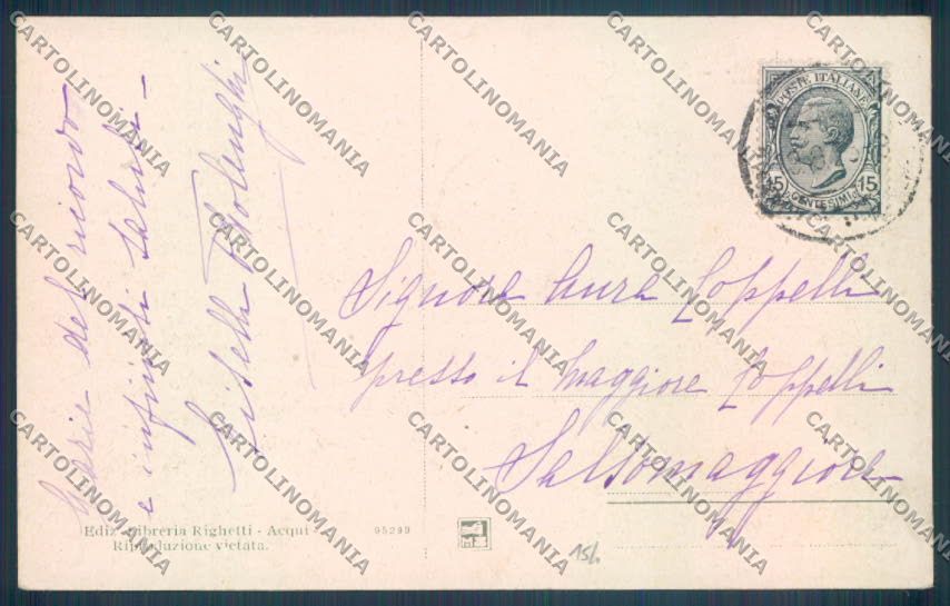 Alessandria Acqui cartolina LQ0247 – retro
