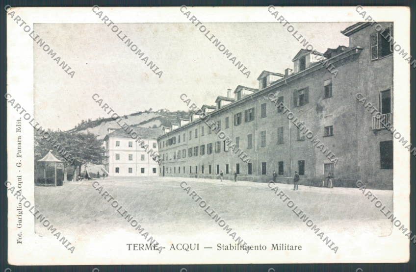 Alessandria Acqui Terme Militari cartolina LQ0250 – fronte