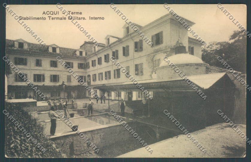 Alessandria Acqui Terme Militari cartolina LQ0257 – fronte