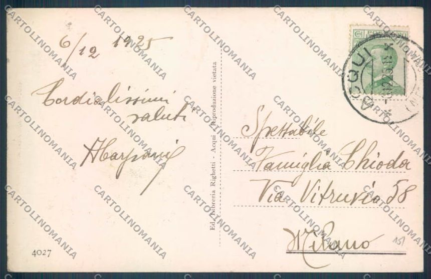 Alessandria Acqui cartolina LQ0263 – retro