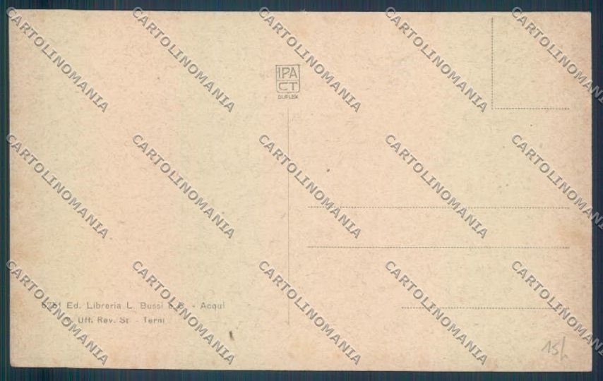 Alessandria Acqui cartolina LQ0265 – retro