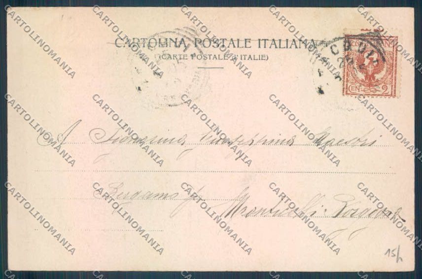 Alessandria Acqui cartolina LQ0266 – retro