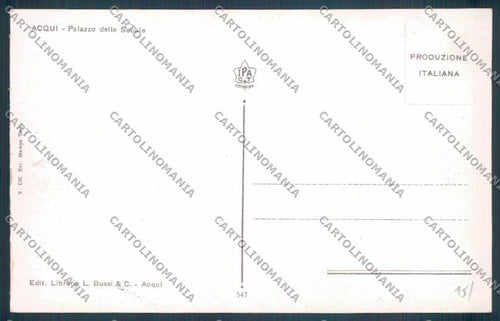 Alessandria Acqui Scuola cartolina LQ0270 – retro