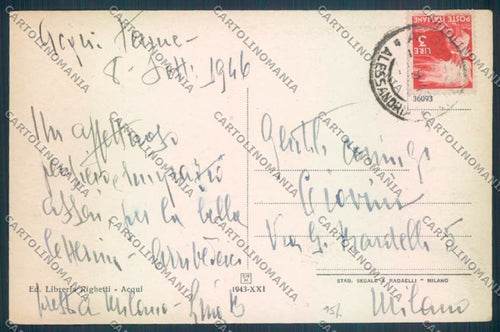 Alessandria Acqui cartolina LQ0278 – retro