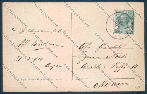 Alessandria Acqui cartolina LQ0281 – retro