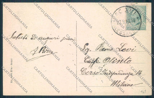 Alessandria Acqui cartolina LQ0282 – retro