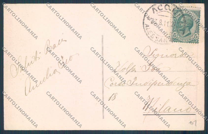 Alessandria Acqui cartolina LQ0284 – retro