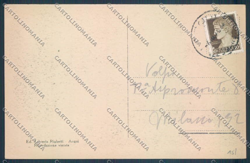 Alessandria Acqui cartolina LQ0285 – retro