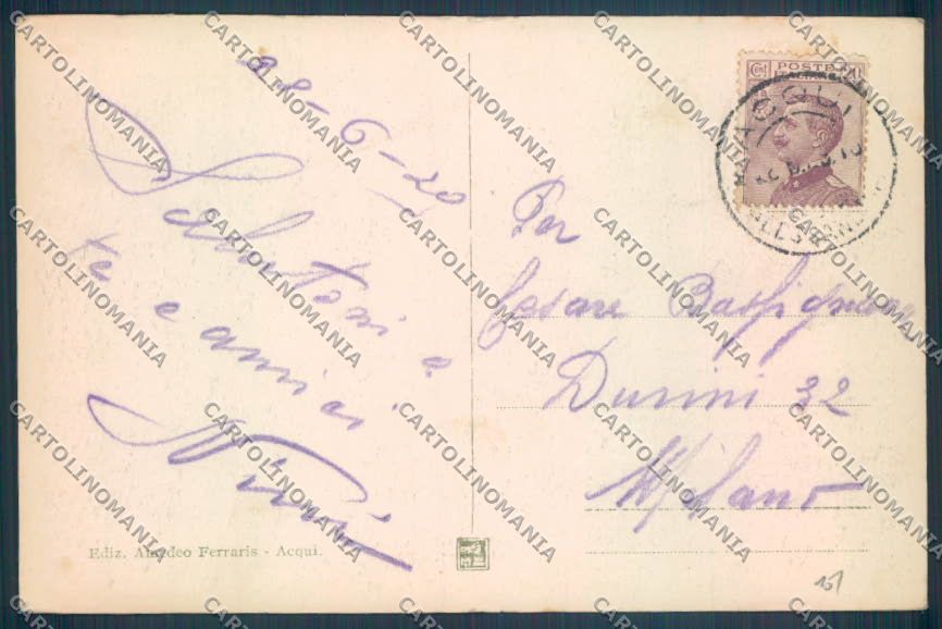 Alessandria Acqui cartolina LQ0289 – retro