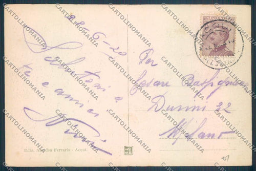 Alessandria Acqui cartolina LQ0289 – retro