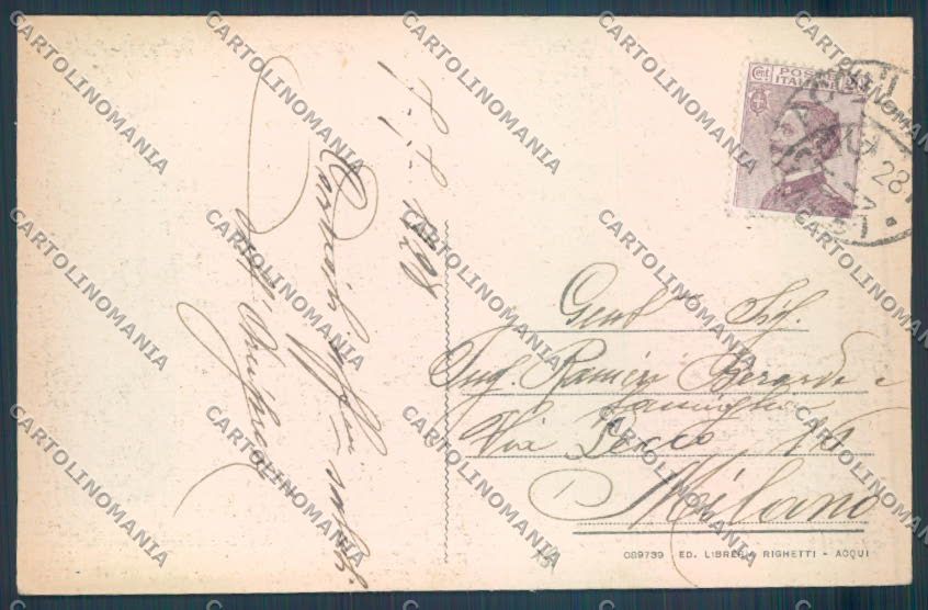 Alessandria Acqui cartolina LQ0290 – retro