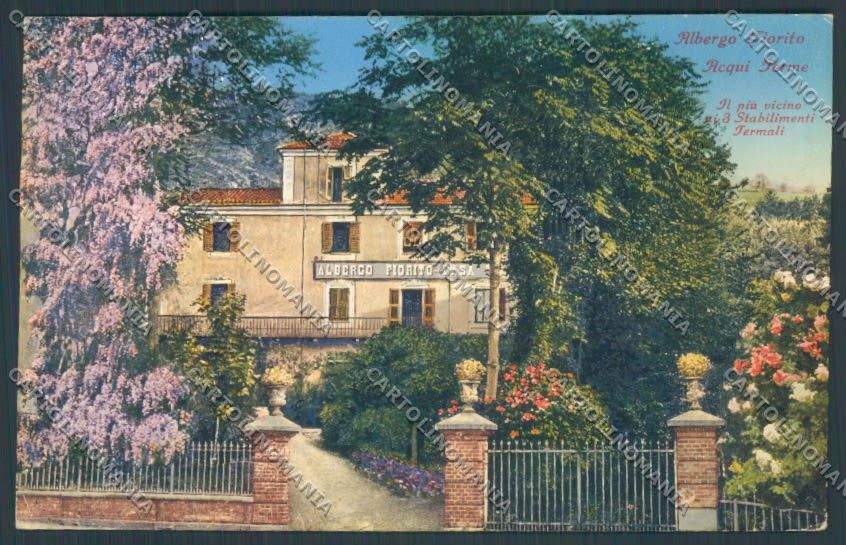 Alessandria Acqui Albergo Fiorito cartolina LQ0294 – fronte