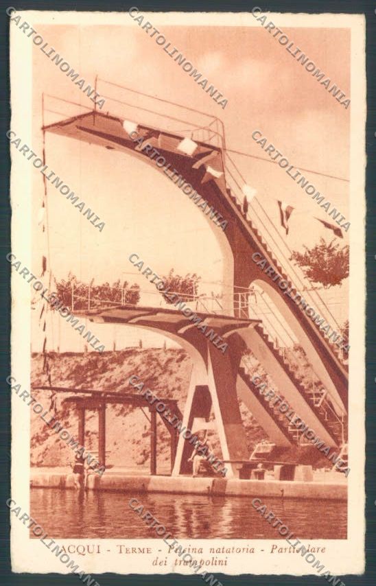 Alessandria Acqui Piscina cartolina LQ0296 – fronte
