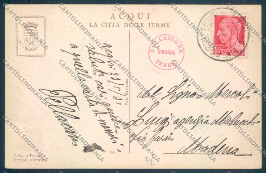 Alessandria Acqui cartolina LQ0298 – retro