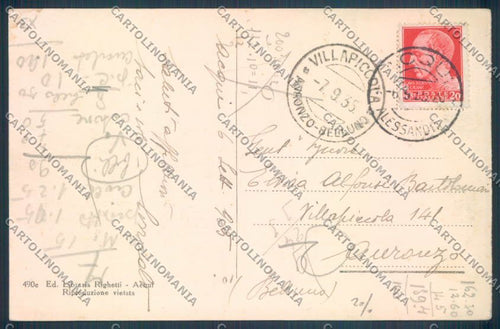 Alessandria Acqui cartolina LQ0303 – retro