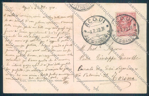 Alessandria Acqui cartolina LQ0304 – retro