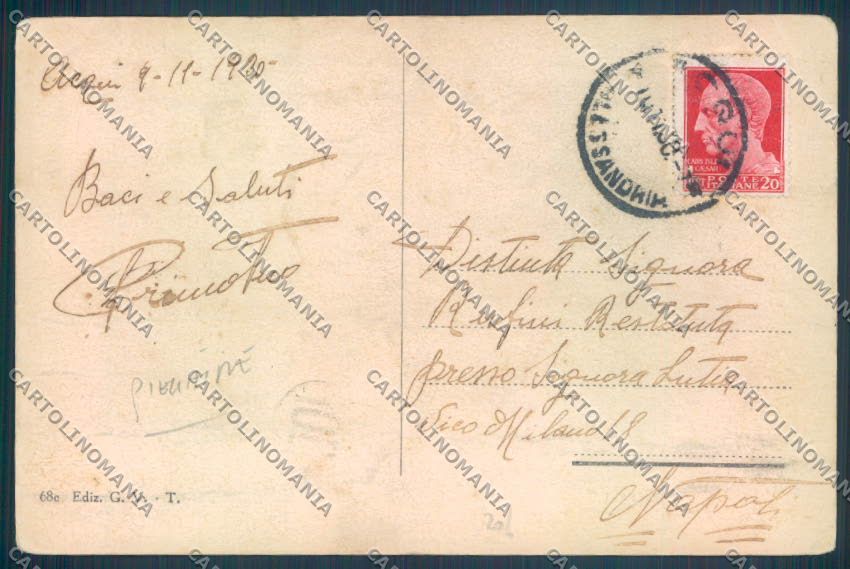 Alessandria Acqui PIEGA cartolina LQ0305 – retro