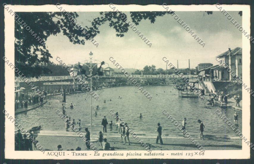 Alessandria Acqui Piscina cartolina LQ0306 – fronte